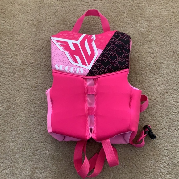 HO sports Life Vest, child (30 to 50lbs), pink - Picture 4 of 5